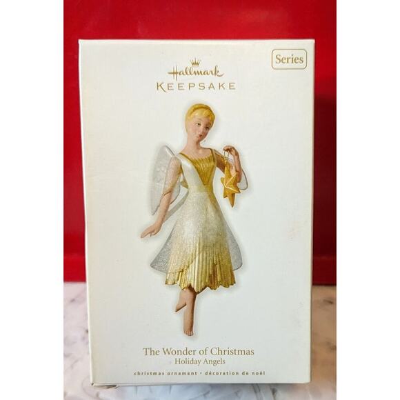 Hallmark Keepsake The Wonder of Christmas Holiday Angels #5 Ornament 2010 NEW - Picture 1 of 15